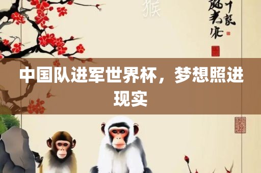 中国队进军世界杯，梦想照进现实