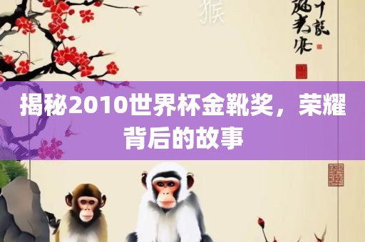 揭秘2010世界杯金靴奖，荣耀背后的故事