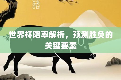 世界杯陪率解析，预测胜负的关键要素漯河市盈旭机械设备有限公司
