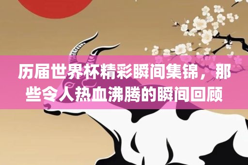 历届世界杯精彩瞬间集锦，那些令人热血沸腾的瞬间回顾