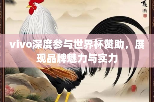 vivo深度参与世界杯赞助，展现品牌魅力与实力