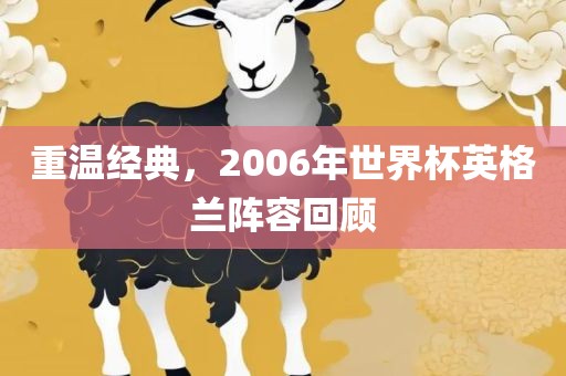 重温经典，2006年世界杯英格兰阵容回顾漯河市盈旭机械设备有限公司