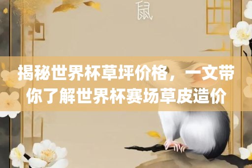揭秘世界杯草坪价格，一文带你了解世界杯赛场草皮造价漯河市盈旭机械设备有限公司