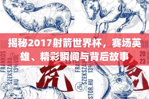 揭秘2017射箭世界杯，赛场英雄、精彩瞬间与背后故事
