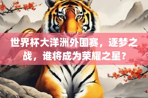 世界杯大洋洲外围赛，逐梦之战，谁将成为荣耀之星？