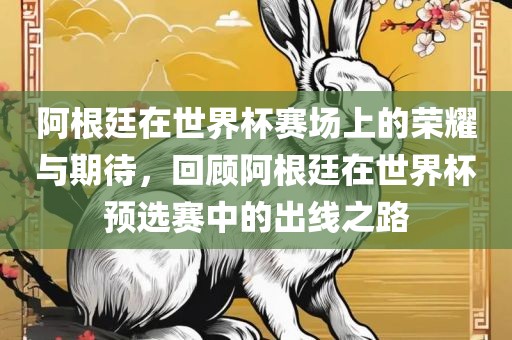 阿根廷在世界杯赛场上的荣耀与期待，回顾阿根廷在世界杯预选赛中的出线之路