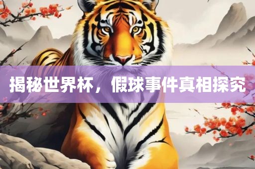 揭秘世界杯，假球事件真相探究