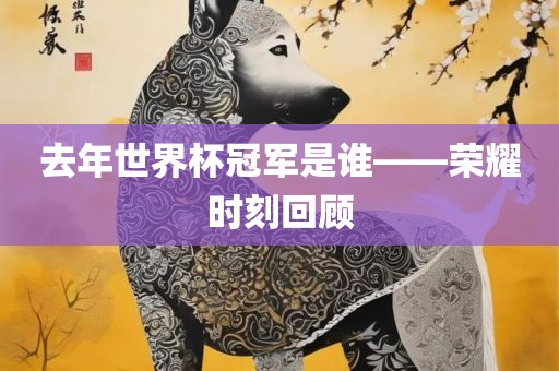去年世界杯冠军是谁—漯河市盈旭机械设备有限公司—荣耀时刻回顾