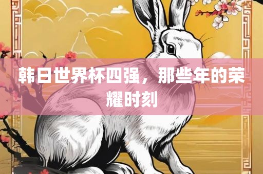 韩日世界杯四强，那些年的荣耀时刻漯河市盈旭机械设备有限公司