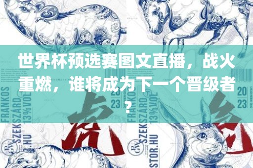 世界杯预选赛图文直播，战火重燃，谁将成为下一个晋级者？漯河市盈旭机械设备有限公司