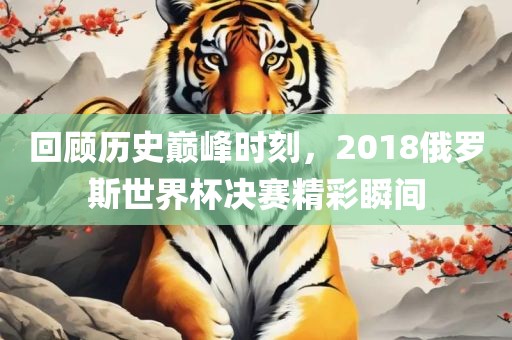 回顾历史巅峰时刻，2018俄罗斯世界杯决赛精彩瞬间