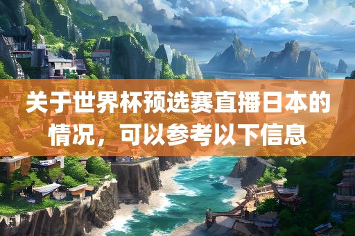 关于世界杯预选赛直播日本的情况，可以参考以下信息