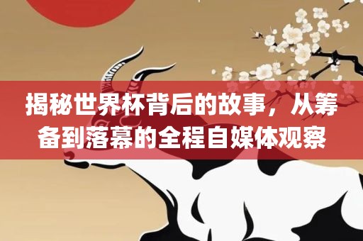 揭秘世界杯背后的故事，从筹备到落幕的全程自媒体观察
