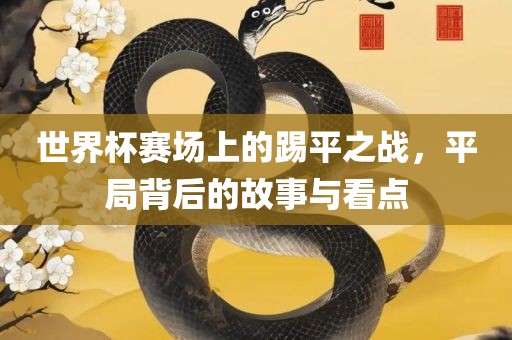 世界杯赛场上的踢平之战，平局背后的故事与看点