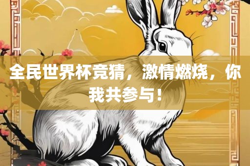 全民世界杯竞猜，激情燃烧，你我共参与！