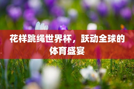 花样跳绳世界杯，跃动全球的体育盛宴