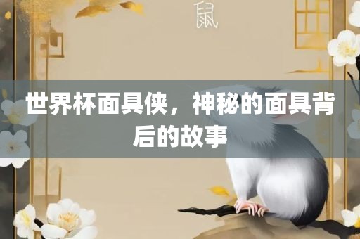 世界杯面具侠，神秘的面具背后的故事漯河市盈旭机械设备有限公司