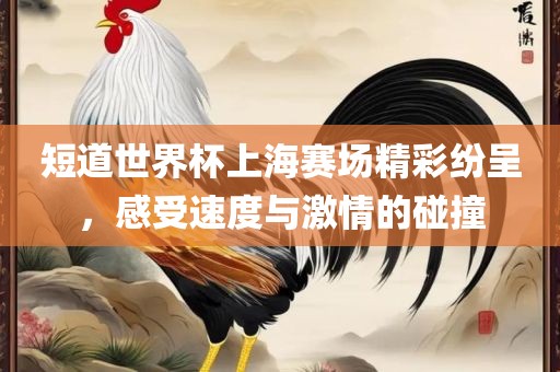 短道世界杯上海赛场精彩纷呈，感受速度与激情的碰撞