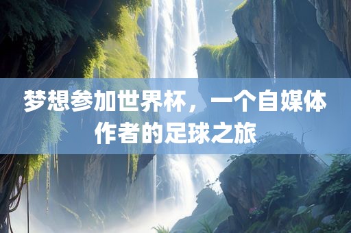 梦想参加世界杯，一个自媒体作者的足球之旅漯河市盈旭机械设备有限公司