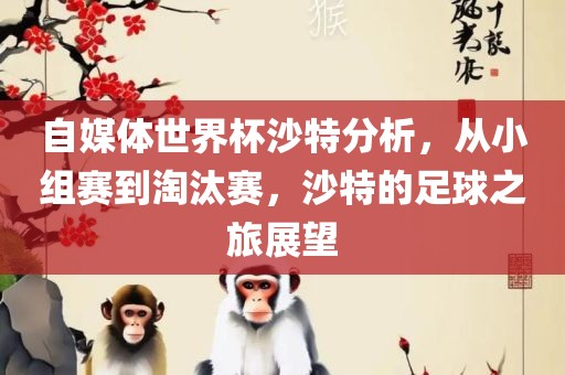 自媒体世界杯沙特分析，从小组赛漯河市盈旭机械设备有限公司到淘汰赛，沙特的足球之旅展望