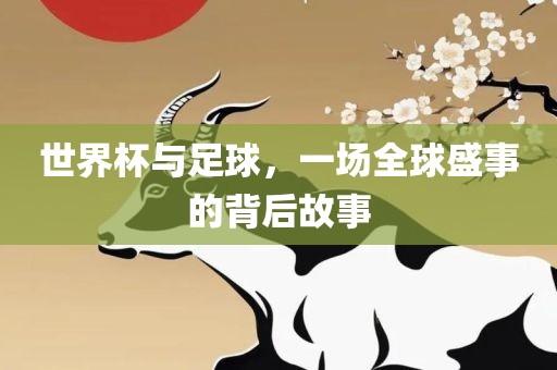 世界杯与足球，一场全球盛事的背后故事漯河市盈旭机械设备有限公司