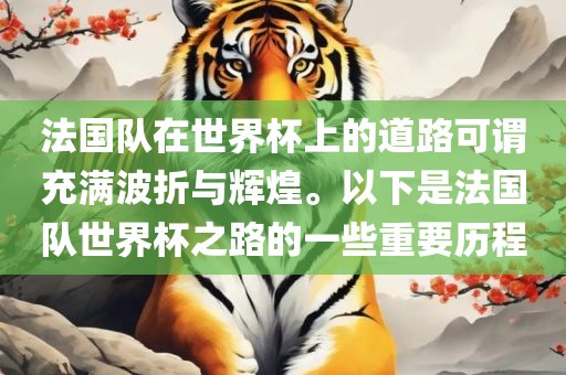 法国队在世界杯上的道路可谓充满波折与辉煌。以下是法国队世界杯之路的一些重要历程
