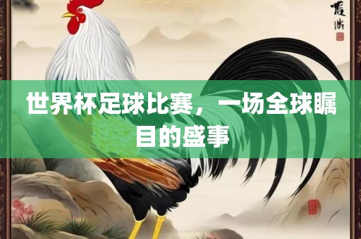 世界杯足球比赛，一场全球瞩目的盛事