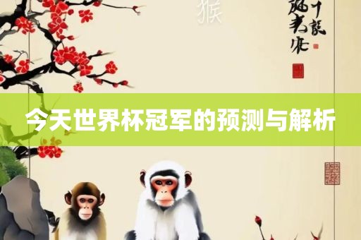 今天世界杯冠军的预测与解析