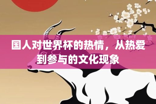 国人对世界杯的热情，从热爱到参与的文化现象漯河市盈旭机械设备有限公司