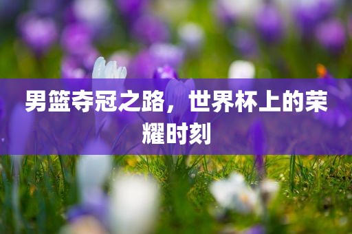 男篮夺冠之路，世界杯上的荣耀时刻