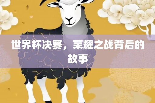 世界杯决赛，荣耀之战背后的故事漯河市盈旭机械设备有限公司