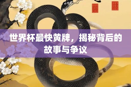 世界杯最快黄牌，揭秘背后的故事与争议