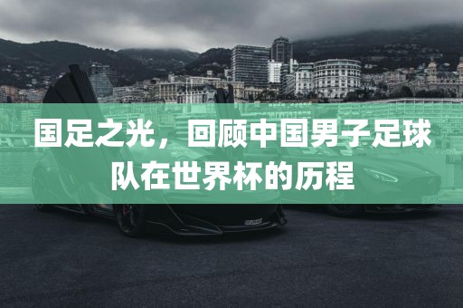 国足之光，回顾中国男子足球队在世界杯的历程