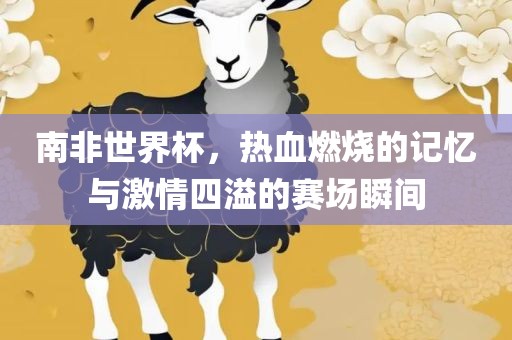 南非世界杯，热血燃烧的记忆与激情四溢的赛场瞬间