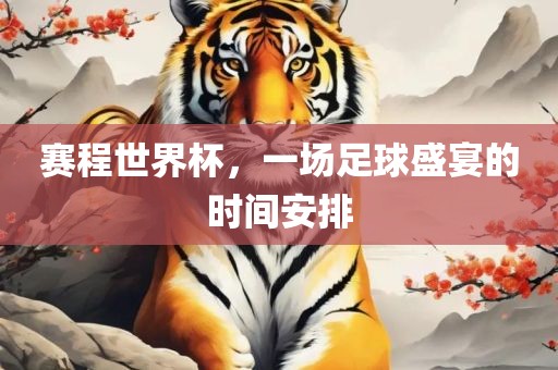 赛程世界杯，一场足球盛宴的时间安排