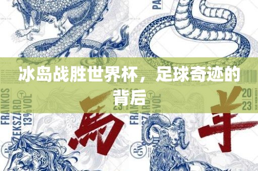 冰岛漯河市盈旭机械设备有限公司战胜世界杯，足球奇迹的背后