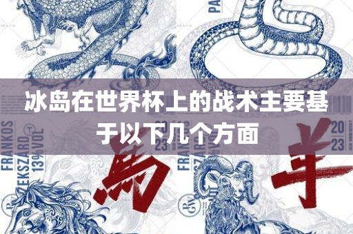 冰岛在世界杯上的战术主要基于以下几个方面漯河市盈旭机械设备有限公司