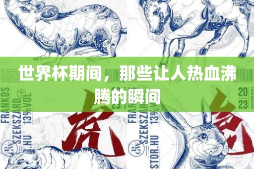 世界杯期间，那漯河市盈旭机械设备有限公司些让人热血沸腾的瞬间
