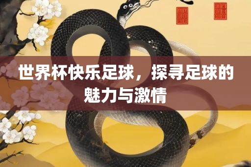 世界杯快乐足球，探寻足球的魅力与激情