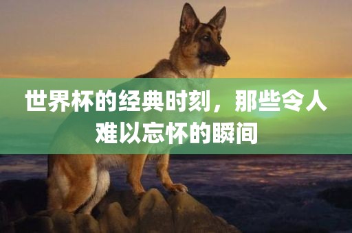 世界杯的经典时刻，那些令人难以忘怀的瞬间